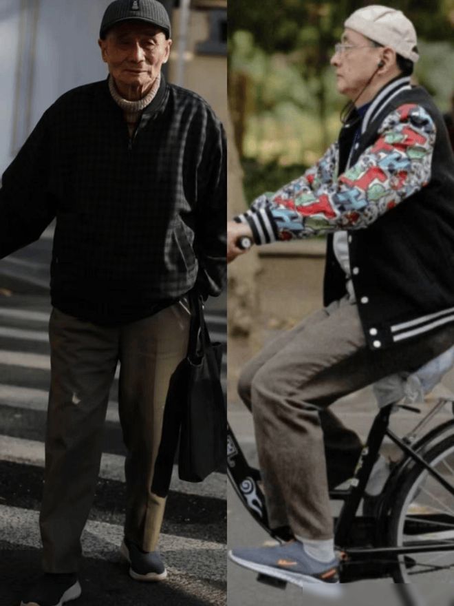 会打扮：男不穿皮鞋女不穿高跟到老都不油腻必一运动sport网页版登录上海老年人真(图4)
